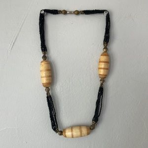 Beaded vintage African necklace